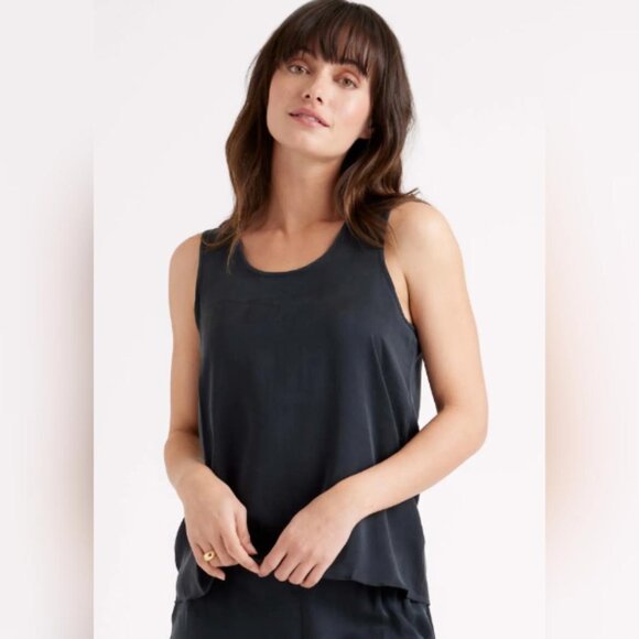 NWT Quince 100% Washable Silk Pajama Tank, Medium - Picture 1 of 3